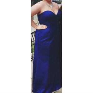 Blue prom dress